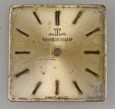 Vintage Jaeger Le Coultre Zifferblatt Ersatzteil spare part watch dial 