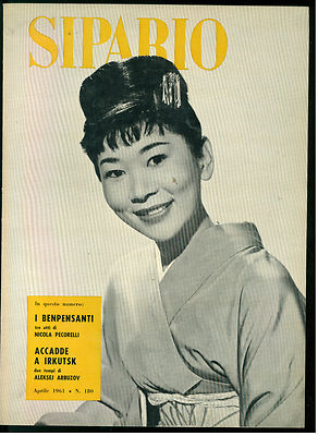 SIPARIO NR. 180 APRIL 1961 ZEITSCHRIFT THEATER MIIKO TAKA N. PECORELLI A. ARBUZOV