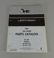 Teilekatalog OMC Johnson Outboards / Außenborder 33 PS Models von 1966