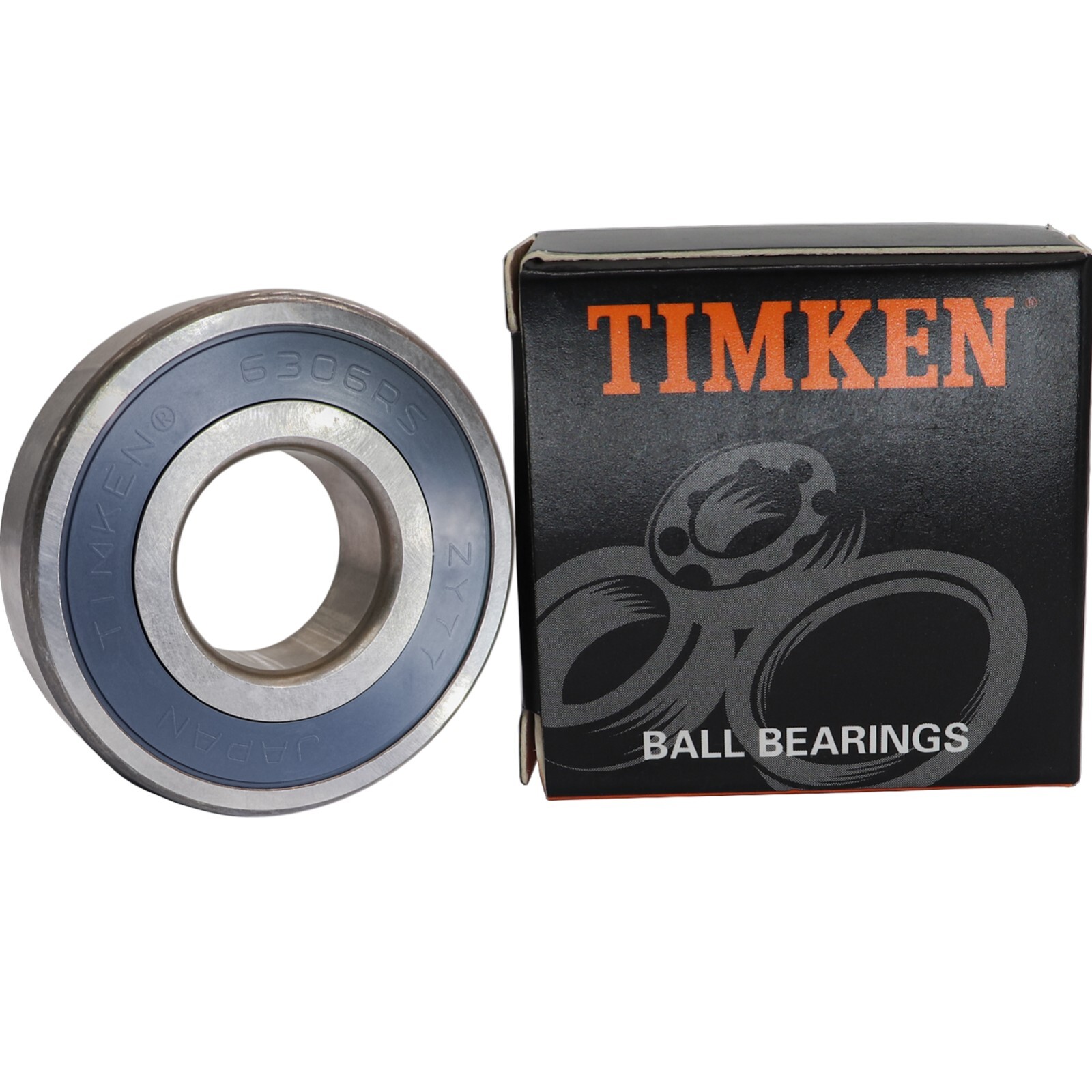 USA TIMKEN 6306-2RS 30X72X19MM Double Rubber Seal Ball Bearings 6306RS