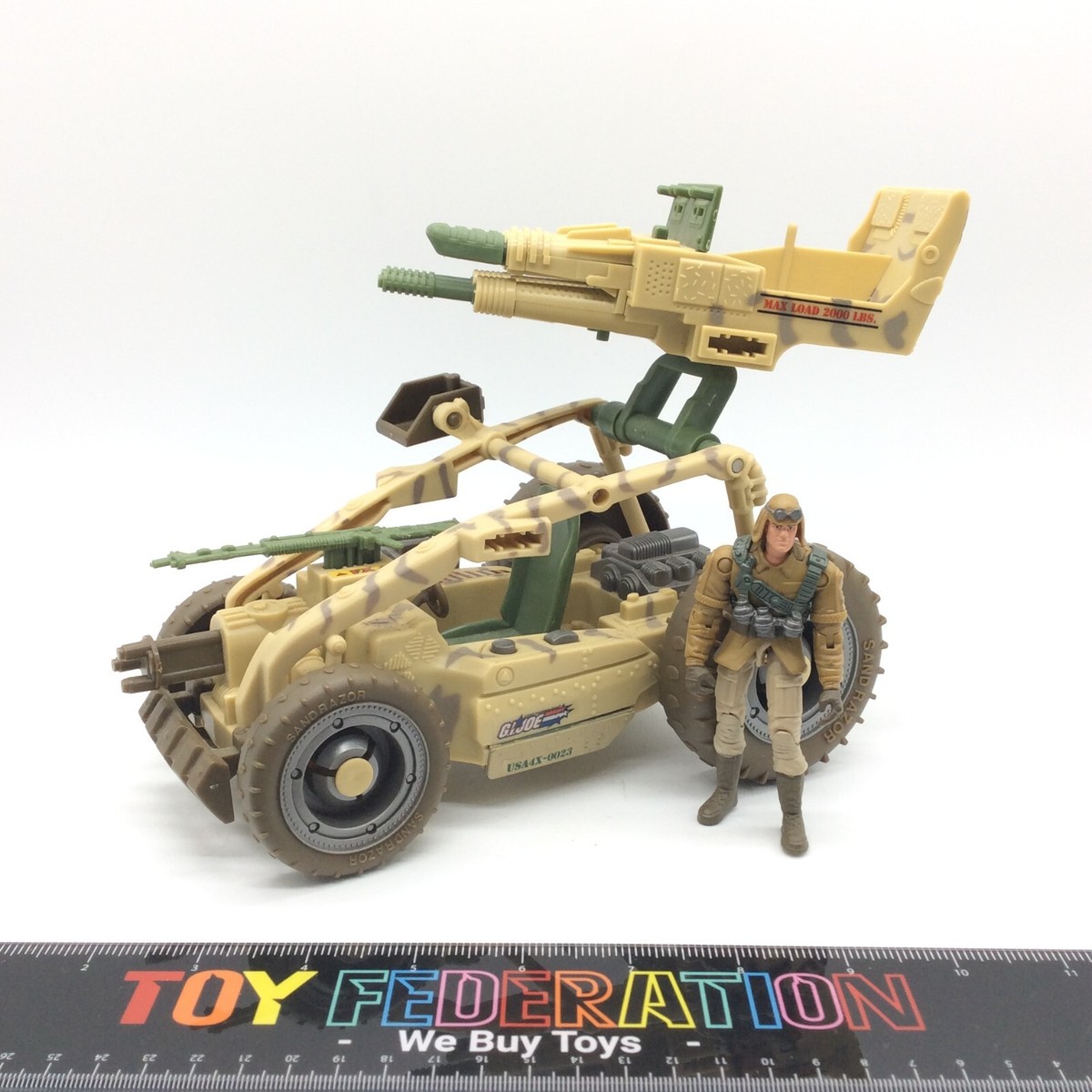 GI Joe Vs Cobra SAND RAZOR Vehicle With DUSTY Figure - 2002 | eBay