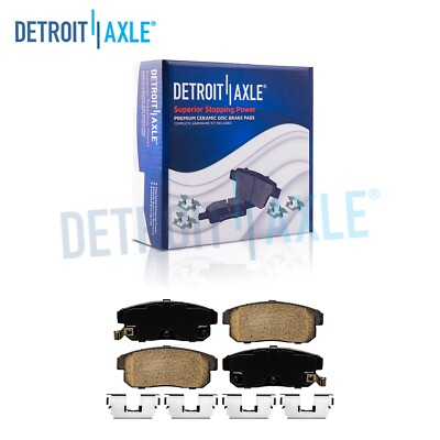 Pair Rear Ceramic Brake Pads Set for Nissan Sentra Maxima Infiniti I35 G20 I30