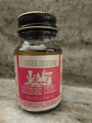 FLOQUIL RAILROAD COLORS MODEL PAINT - 1oz 1 OUNCE - RR119 GRAPHITE