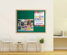 Wonderwall Eco-Friendly Noticeboards with Beech Effect Frame