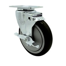 Hatco HPX041713830 5 Inch Replacement Caster with Brake   Service Caster Brand