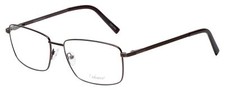 Calabria Enhance 4161 Rectangular Reading Glasses 7.00 Brown Men