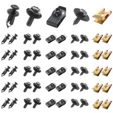 100PCS Car Screws and Bolts, Undertray Screws,Auto Body Fender Screws,Car Clips