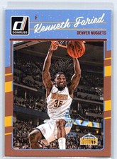 Kenneth Faried 2016-17 Donruss #86 Basketball Card Denver Nuggets