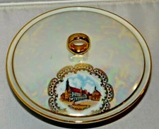 Vintage Rathaus ROTHENBURG DU-CO REHAU Bavarian Bone China Candy Dish Sugar Bowl