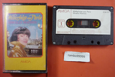 Mirelle Mathieu - Welterfolge aus Paris - Amiga MC Kassette, sehr gut erhalten