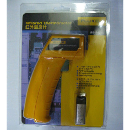 1PC new Fluke 59 Mini Handheld Laser Infrared Thermometer FREE SHIPPING - Afbeelding 1 van 2