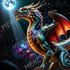 Dragon - Digital AI Art Image (4k HD) High Resolution Print Download