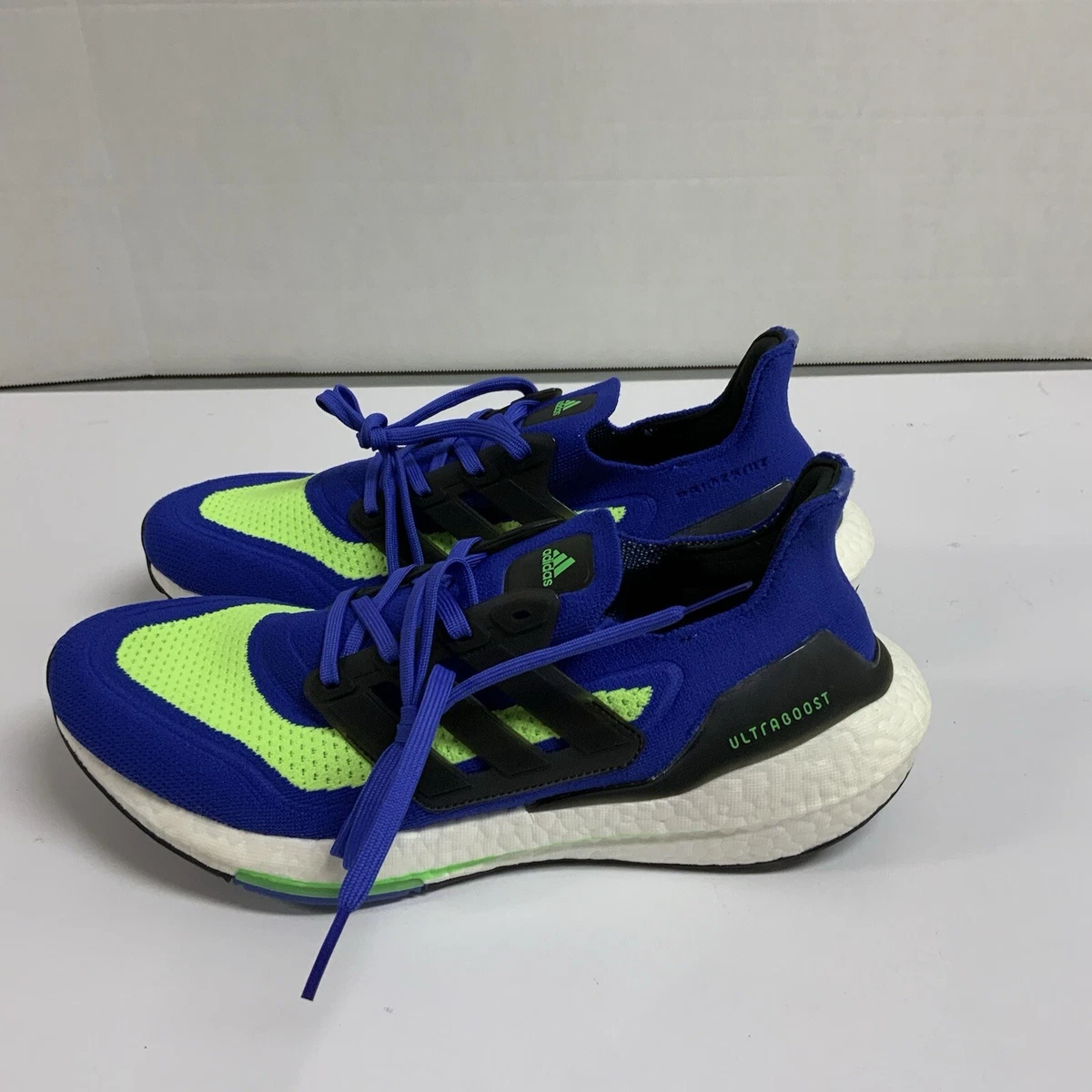 adidas UltraBoost 21 Sonic Ink Screaming Green for Sale  display picture 2