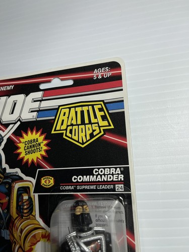Cobra Commander: Supreme Leader 24 Battle Corps GI Joe Vintage Mint On Card - Picture 4 of 8