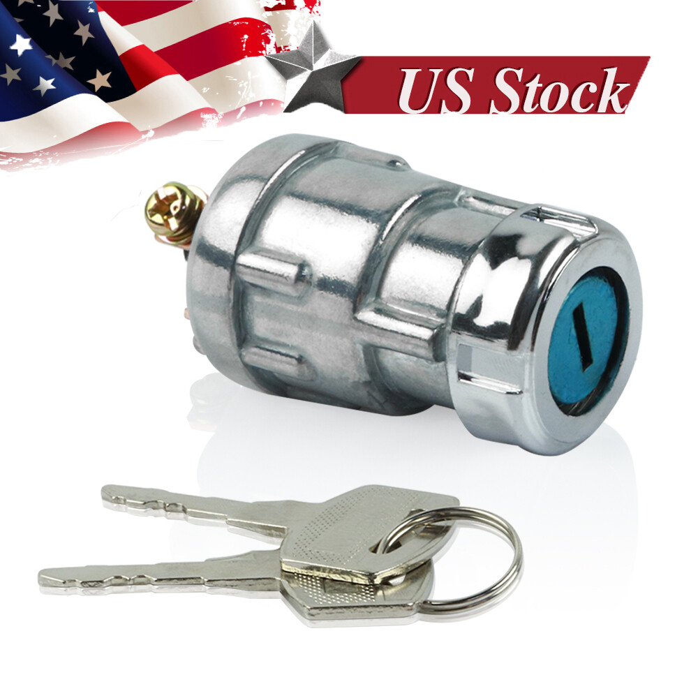ヴィンテージ 12V 3 Position Ignition Starter Switch with 2 Keys for Car