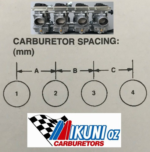 Kawasaki KZ900 & early KZ1000, Mikuni RS 34 Smoothbore Carbs, Mounts & Filters - Picture 7 of 8