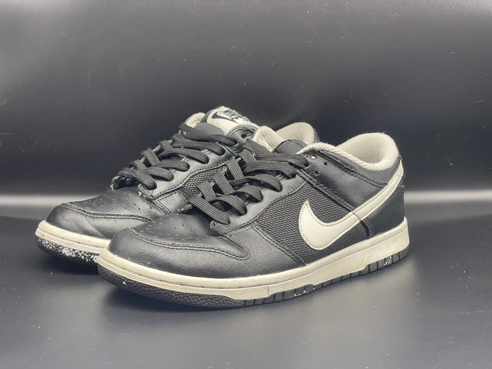 Talla 7w- Nike Dunk Low CL Negro Blanco Vintage Foto 3 de 4