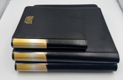 Black Dragon Shield Codex 12 Pocket Portfolio 24 576 Card Storage Binder-Used