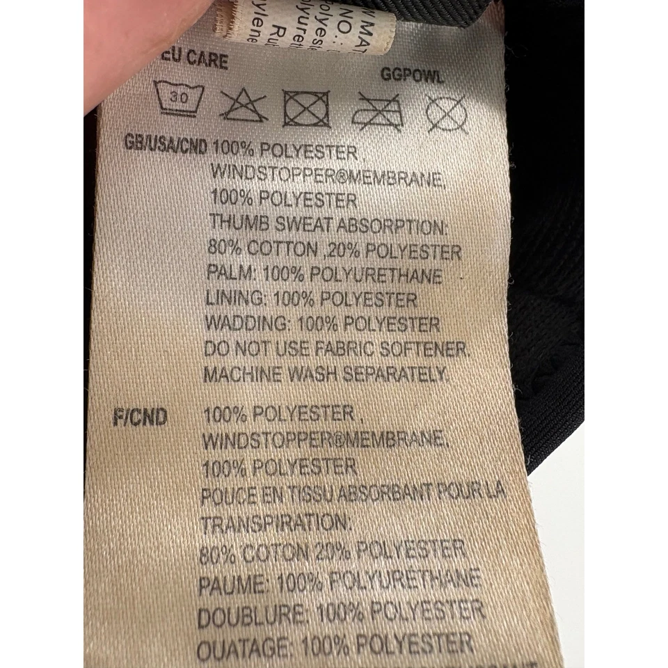 GORE BIKEWEAR Windstopper Велосипедные Перчатки XS Черное Велосипедное Оборудование для Езда - Изображение 3 из 4