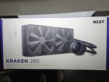 NZXT Kraken 280 RL-KN280-B1 280mm AIO CPU Liquid Cooler 1.54" LCD Display Black