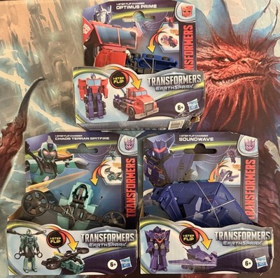Transformers Earth SPARK Optimus Prime Soundwave Chaos Terran -New