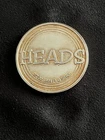 1/2 Ounce .99 Fine Silver Round, Heads Tails Design
