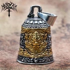 Black Myth Exorcism Guardian Gremlin Motorcycle Bells for Bikers Lucky Key Chain