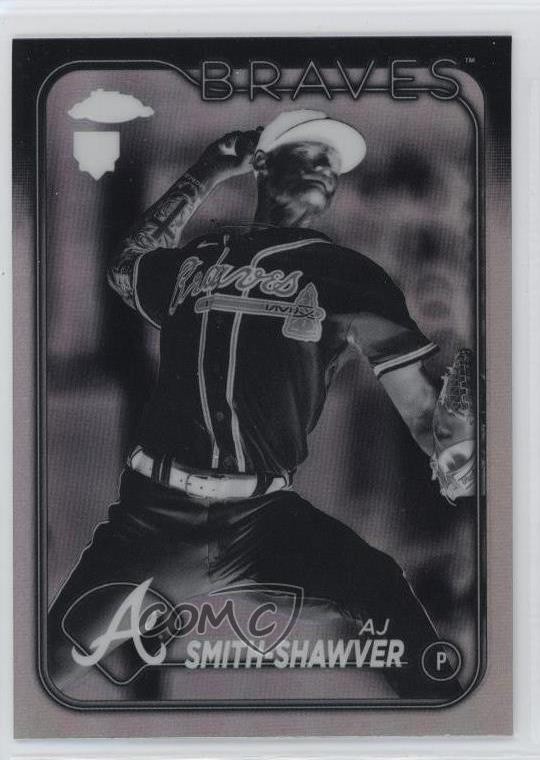 2024 Topps Chrome Negative Refractor AJ Smith-Shawver #19 0vp1