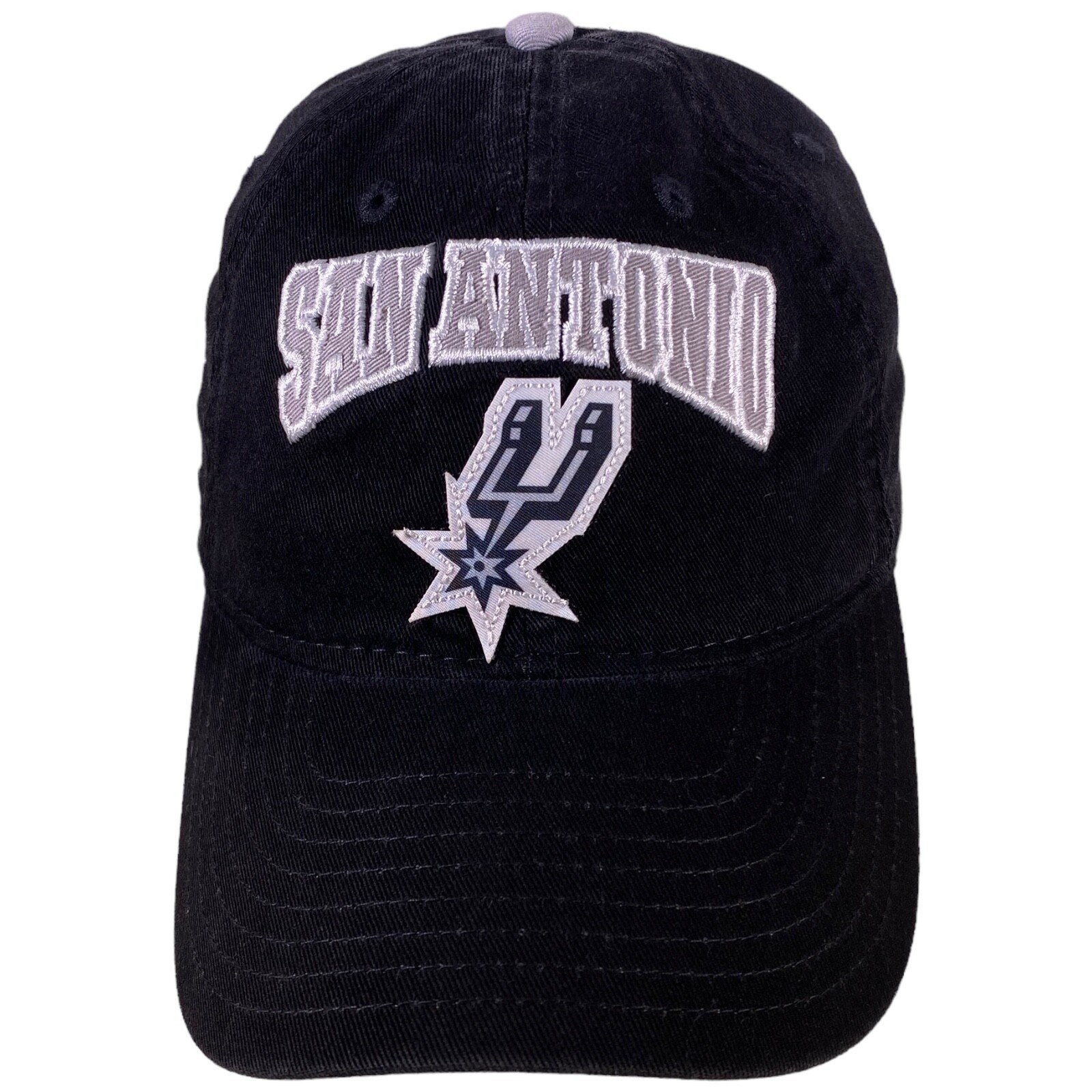 San Antonio Spurs David West #30 On Side Black Embroidered StrapBack NBA Adidas