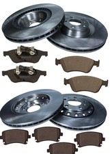 Bremsen Set VORNE Ø360 + HINTEN Ø310 bel. Bremsscheiben + Beläge für Audi A8 4E