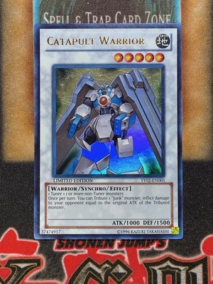 Yugioh Catapult Warrior YF02-EN001 Ultra Rare Limited Edition NM