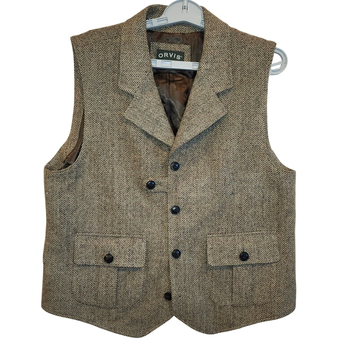 Orvis Vest Coats, Jackets & Vests Wool Outer Shell for Men for