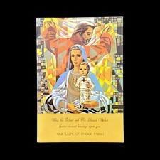 Catholic Prayer Booklet Vintage Leaflet Missal Co Our Lady of Knock Parish