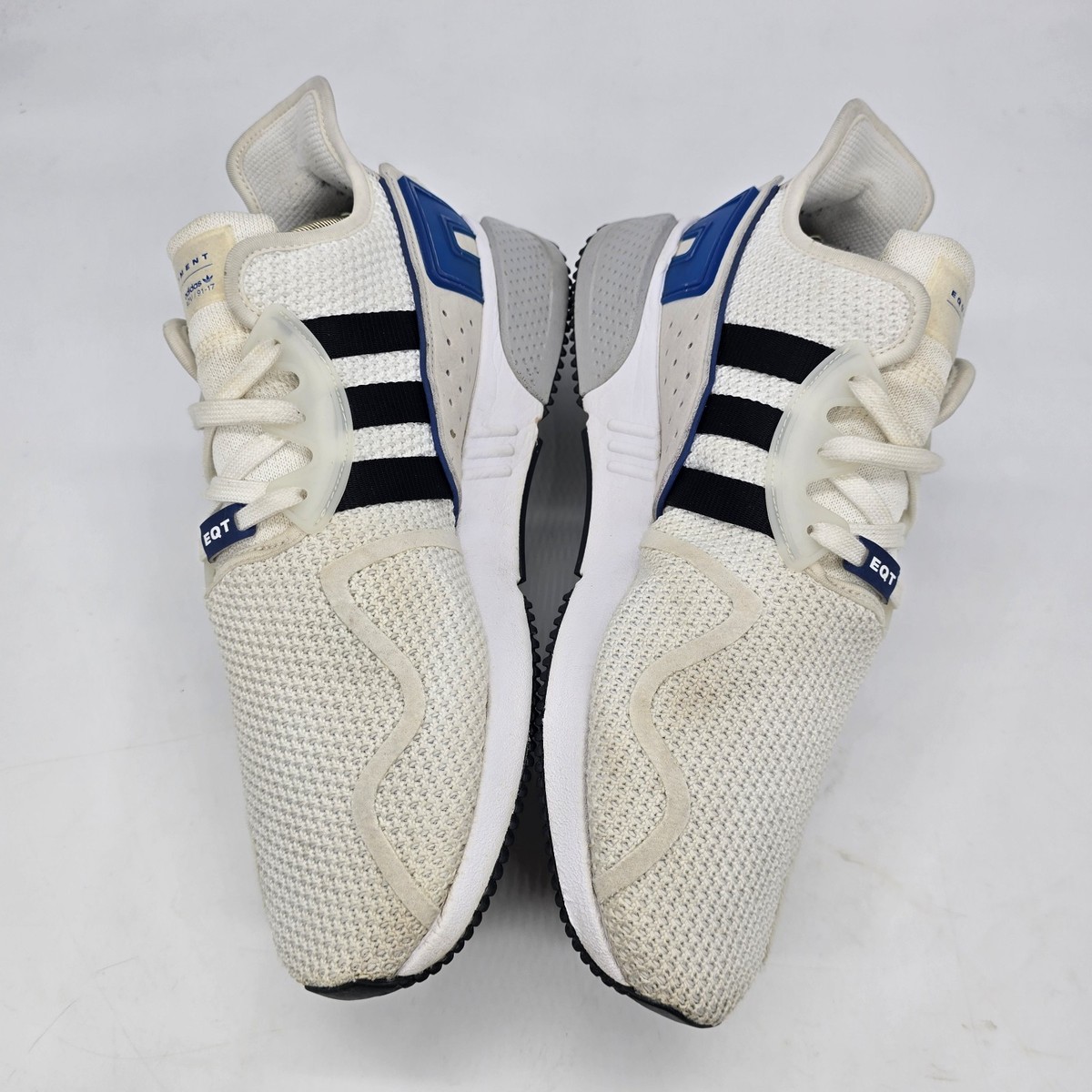 Adidas EQT Cushion ADV Mens Size 11.5 White Blue Athletic Running