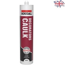 Decorator Caulk Pack of 3 - Versatile Acrylic Sealant for Smooth Indoor Finishes