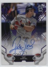2019 Topps High Tek High Tek Auto Purple 47/99 Rick Ankiel #HTA-RAN Auto v1x