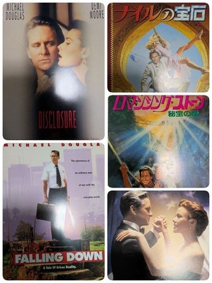 Falling Down Disclosure And 3 Other Movies Starring Michael Douglas Movie Pamphl