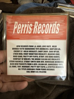 PERRIS RECORDS PROMO CD SAMPLER - LA Guns Helix Zakk Wylde Jetboy Roxx Gang BSR