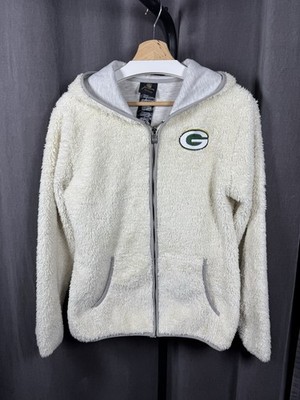 Junior Green Bay Packers cremefarben Time Honored Hoodie mit durchgehendem Reißverschluss 11-13 Jahre NFL