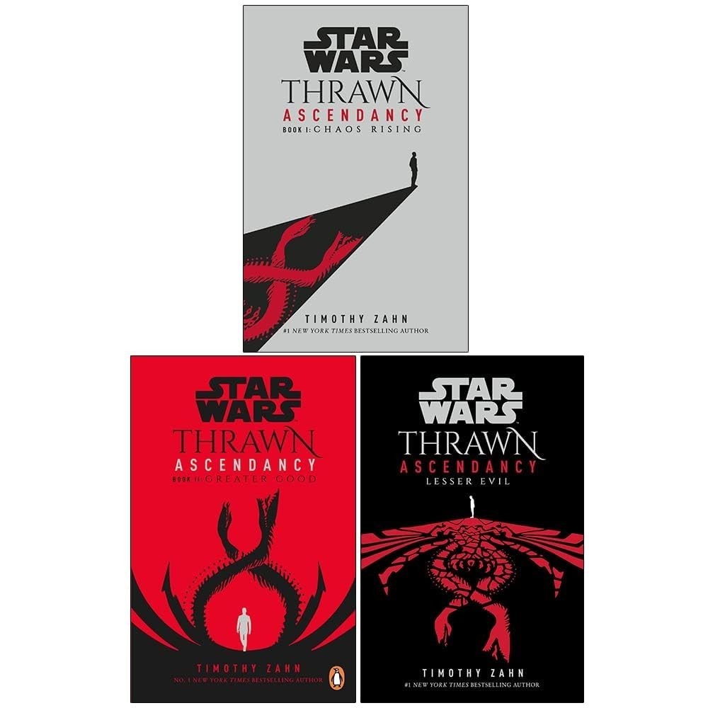 Timothy Zahn Star Wars Thrawn Ascendancy 1-3 Books Collection Set Chaos Rising
