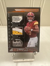 Jayden Daniels 2024 Panini Black Components Triple Patch 32/50
