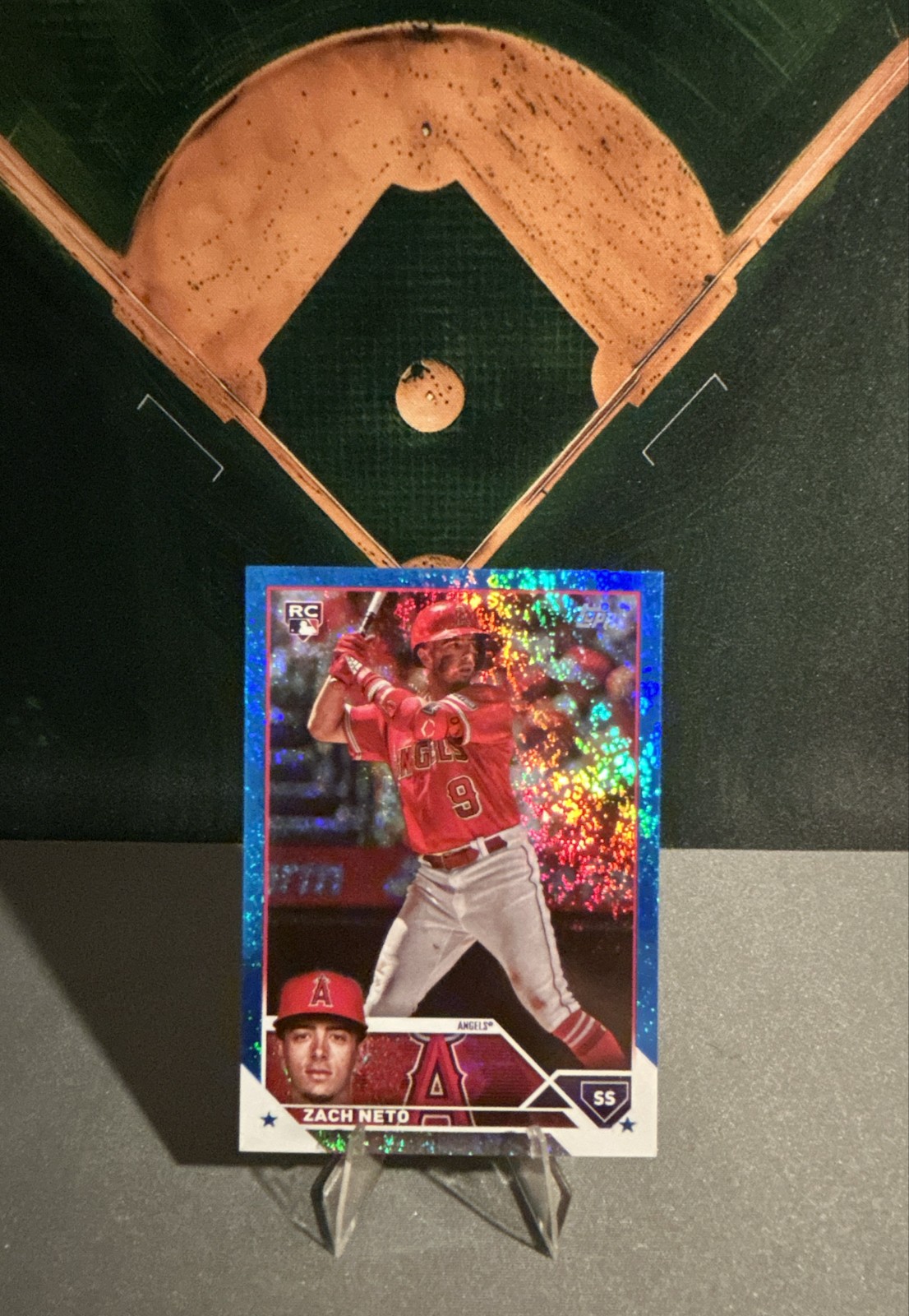 2023 Topps Update Series - Zach Neto #US98 Blue Foil /999 (RC)