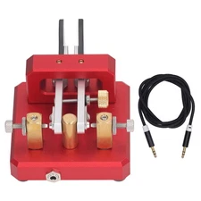 Morse Code Key Double Paddle Automatic CW Shortwave Telegram Tapper