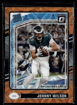 2024 OPTIC ORANGE SCOPE /79 RATED ROOKIE JOHNNY WILSON EAGLES