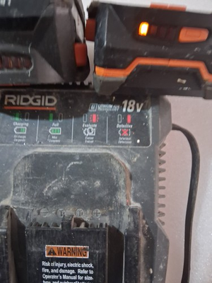 #ad #ad Ridgid 18V Hyper Octane 6.0Ah Bluetooth Battery 2 Pack with a charger $80 F S $80.00