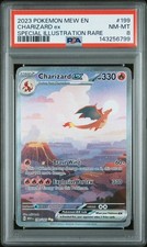 PSA 8 199/165 Pokemon Charizard ex illustrazione speciale raro 2023