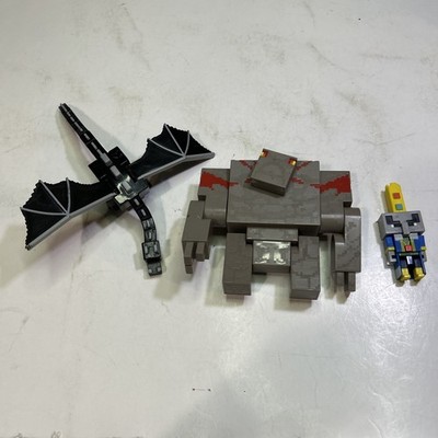 Minecraft Dungeons Arch illager And Redstone Golem By Mattel And A Dragon