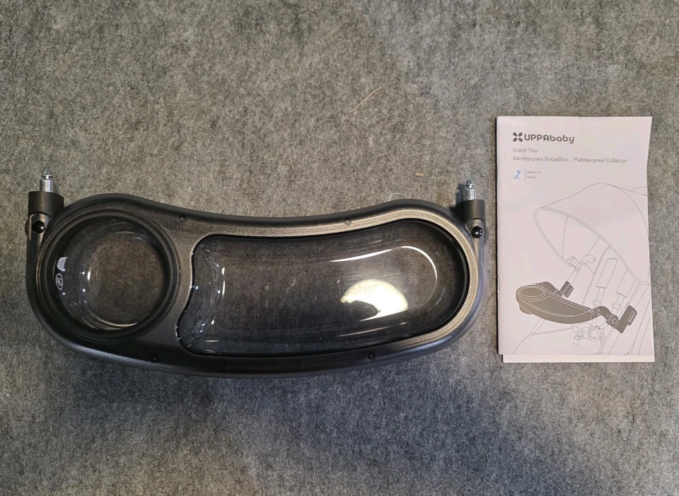 Nuevo UPPAbaby Minu/Minu V2 Cochecito Snack Bandeja Transparente Caja Abierta Foto 2 de 3