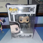 Funko Pop! Vinyl Figure Game of Thrones Jon Snow #61 Black Gray Television