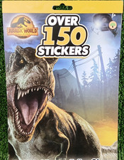 Sticker Book Jurassic World Dominion Colorful Puffy Stickers Foil Glitter 150ct